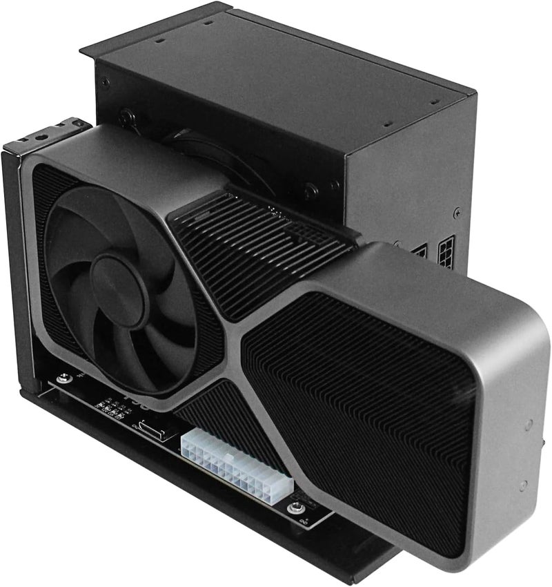 OwlTree PCIe 4.0 x4 64Gbps Compatible eGPU DOCK, with OCuLink SFF-8612 8311 to PCIe x16 and SFF-8611 Male Cable, Enclosure supports Standard ATX Power and External Graphics Cards GPU for Laptop Mini PC - Image 5